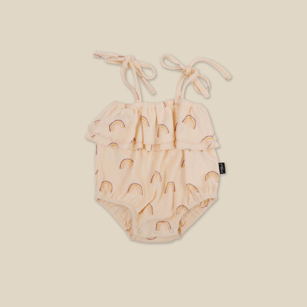 Rainbow Eggshell Balloon Romper